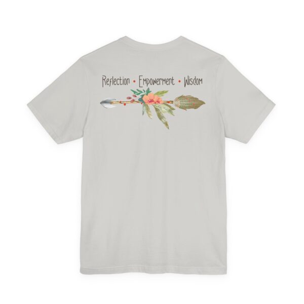 Reflection, Empowerment, Wisdom - Left Arrow Lightweight T-Shirt - Image 20