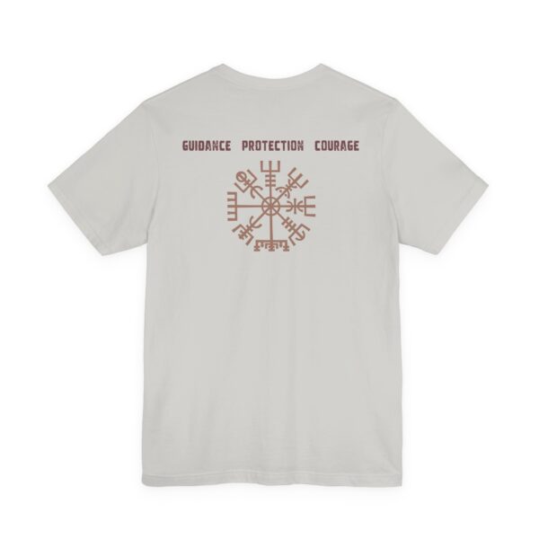 Guidance, Protection, Courage - Vegvisir Lightweight T-Shirt - Image 11