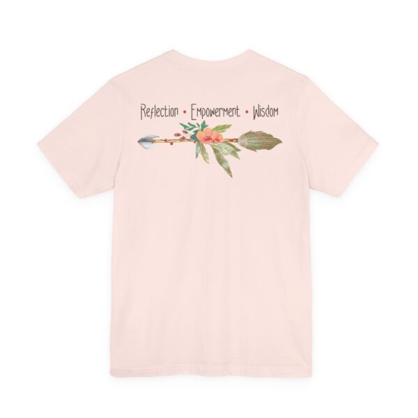 Reflection, Empowerment, Wisdom - Left Arrow Lightweight T-Shirt - Image 12