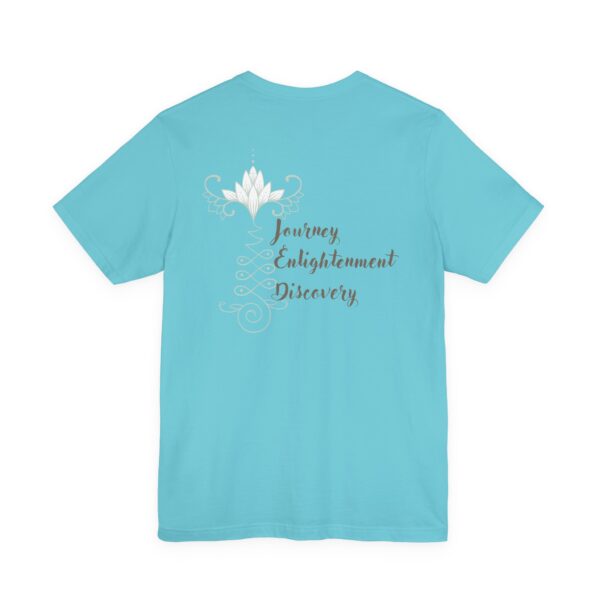 Journey, Enlightenment, Discovery - Unalome Lotus Lightweight Tee - Image 11
