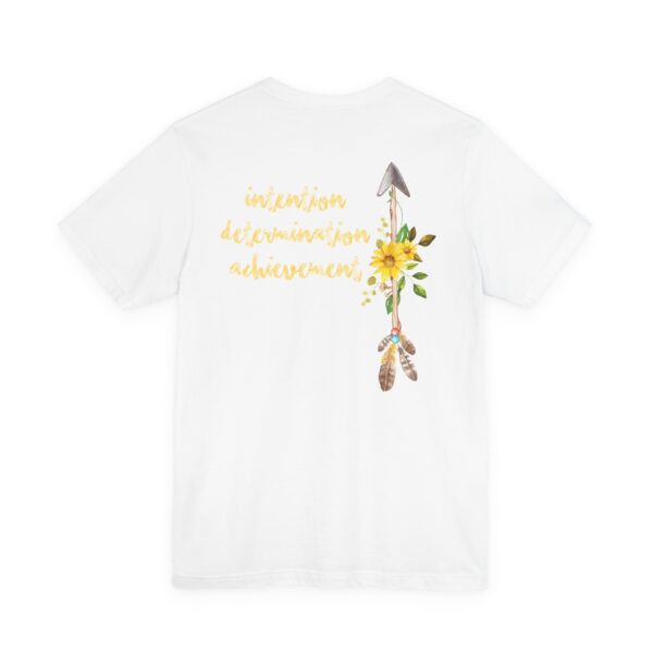 Intention, Determination, Achievement - Up Arrow Lightweight Tee - Image 3