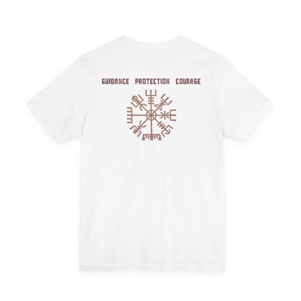 Guidance, Protection, Courage - Vegvisir Lightweight T-Shirt - Image 7