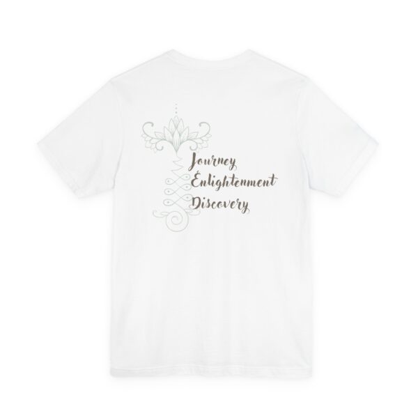Journey, Enlightenment, Discovery - Unalome Lotus Lightweight Tee - Image 3