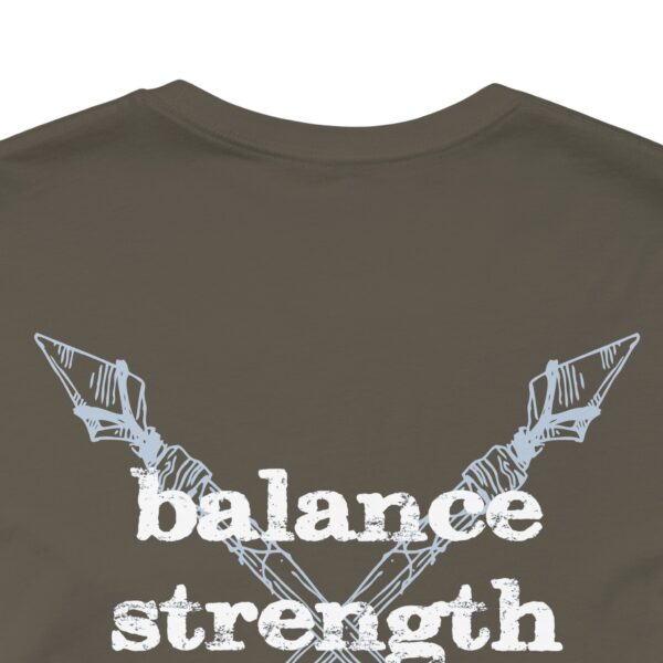 Balance, Strength, Unity - Crossed Arrows Lightweight T-Shirt - Image 4