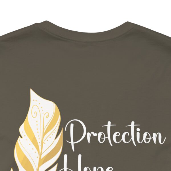 Protection, Hope, Connection - Feather Lightweight T-Shirt - Image 13