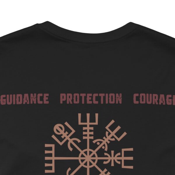 Guidance, Protection, Courage - Vegvisir Lightweight T-Shirt - Image 21