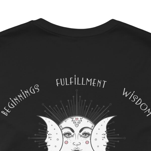 Beginnings, Fulfillment, Wisdom - Triple Moon Lightweight T-Shirt - Image 12