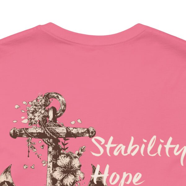 Stability, Hope, Strength - Anchor Lightweight T-Shirt - Image 4