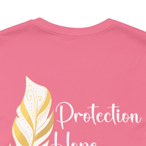 Protection, Hope, Connection - Feather Lightweight T-Shirt - Image 4