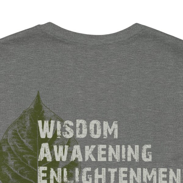 Wisdom, Awakening, Enlightenment - Bodhi Leaf Lightweight T-Shirt - Image 4