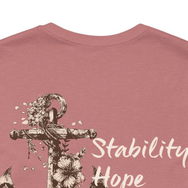 Stability, Hope, Strength - Anchor Lightweight T-Shirt - Image 8