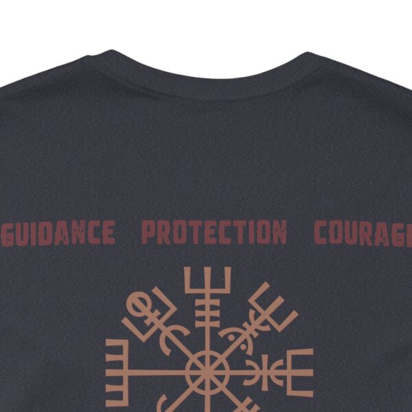 Guidance, Protection, Courage - Vegvisir Lightweight T-Shirt - Image 17
