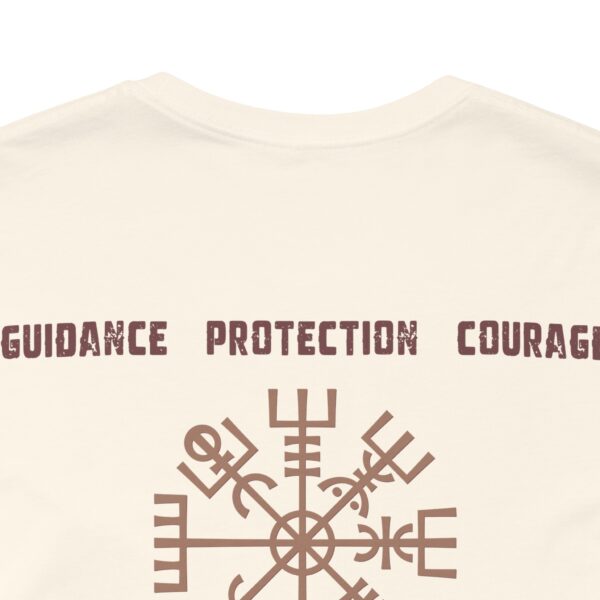 Guidance, Protection, Courage - Vegvisir Lightweight T-Shirt - Image 4
