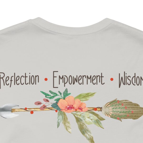 Reflection, Empowerment, Wisdom - Left Arrow Lightweight T-Shirt - Image 21