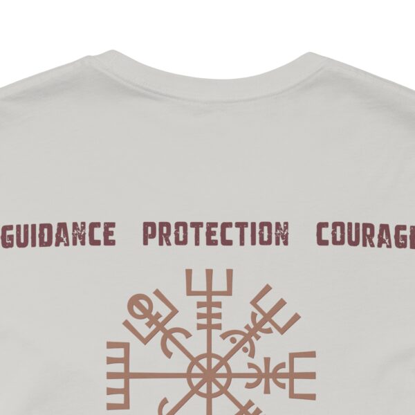 Guidance, Protection, Courage - Vegvisir Lightweight T-Shirt - Image 12