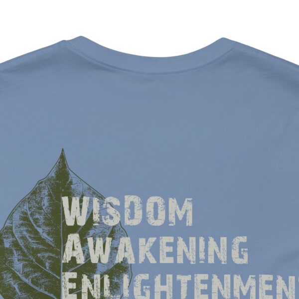 Wisdom, Awakening, Enlightenment - Bodhi Leaf Lightweight T-Shirt - Image 8