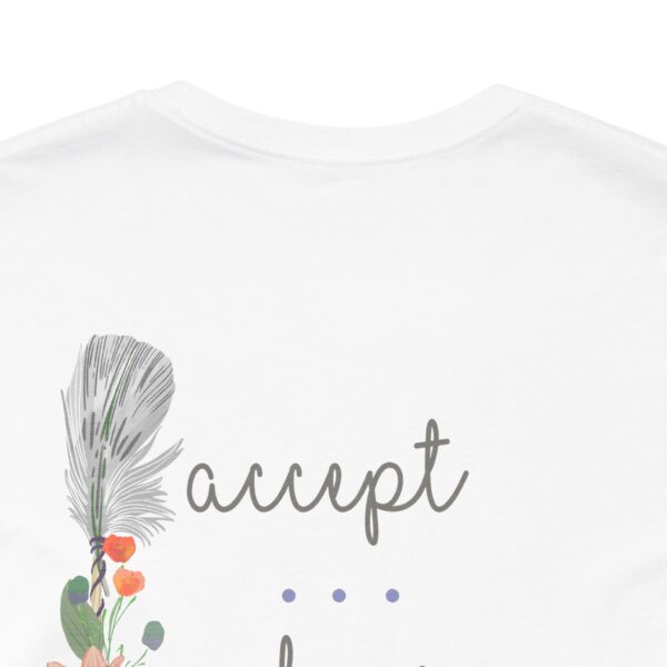 Accept, Release, Persevere - Down Arrow Lightweight T-Shirt - Image 4