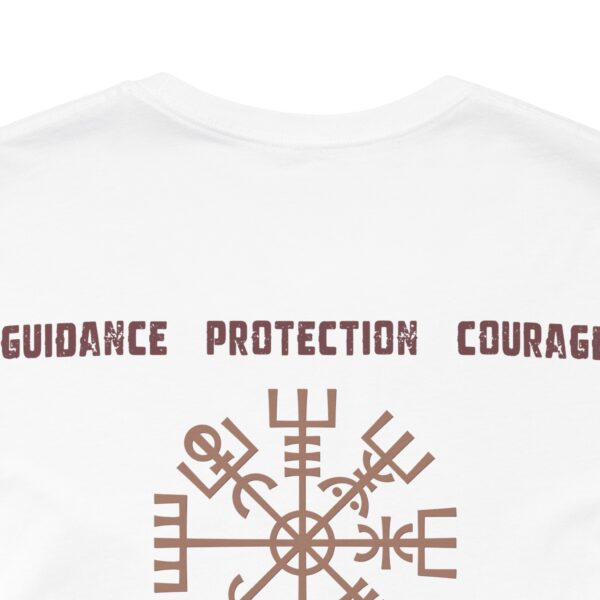 Guidance, Protection, Courage - Vegvisir Lightweight T-Shirt - Image 8