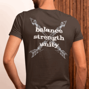 Balance, Strength, Unity - Crossed Arrows Lightweight T-Shirt