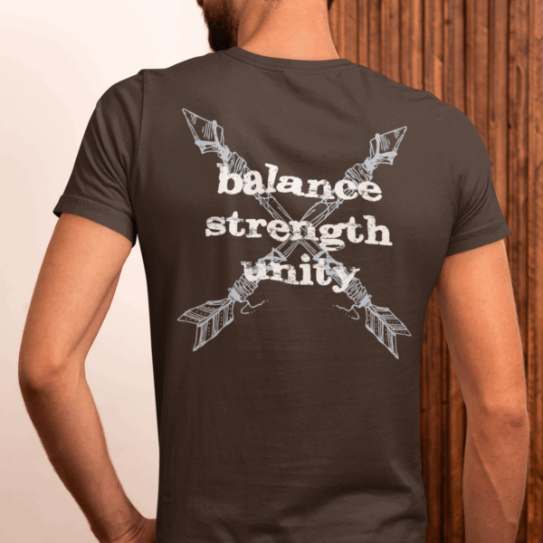 Balance, Strength, Unity - Crossed Arrows Lightweight T-Shirt