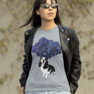 Basset Hound Performer Lightweight T-Shirt