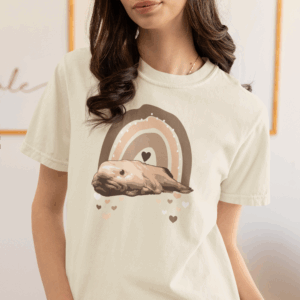 Boho Blobfish Rainbow Mediumweight T-Shirt