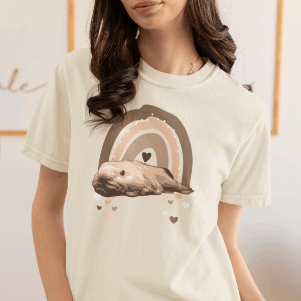 Boho Blobfish Rainbow Mediumweight T-Shirt