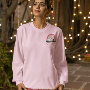 Boho Blobfish Rainbow Crewneck Sweatshirt