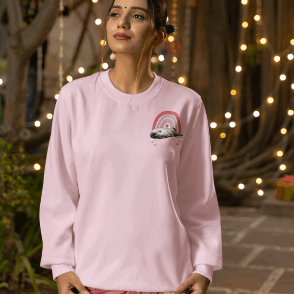 Boho Blobfish Rainbow Crewneck Sweatshirt