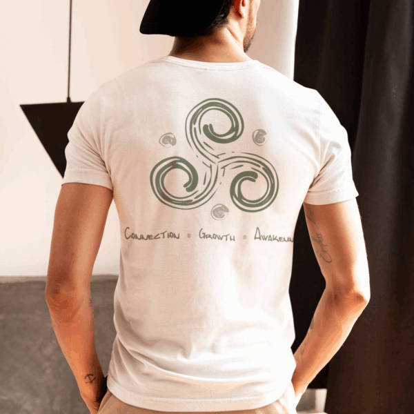Connection, Growth, Awakening - Triskelion Lightweight T-Shirt