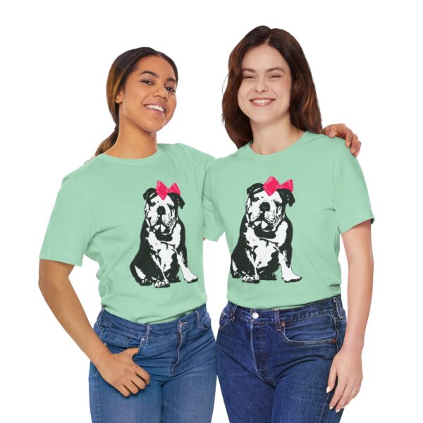 Sitting Pretty English Bulldog Lightweight T-Shirt - Image 22