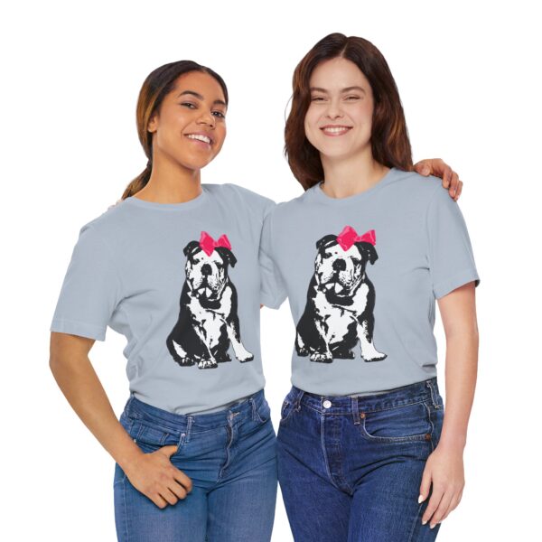 Sitting Pretty English Bulldog Lightweight T-Shirt - Image 14