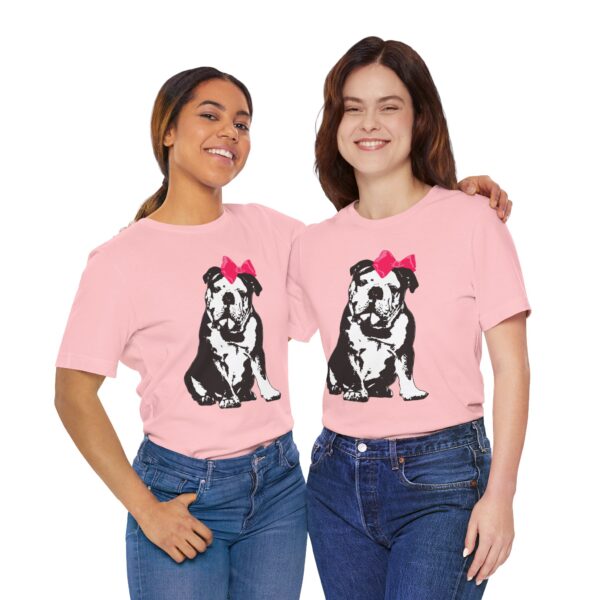 Sitting Pretty English Bulldog Lightweight T-Shirt - Image 10