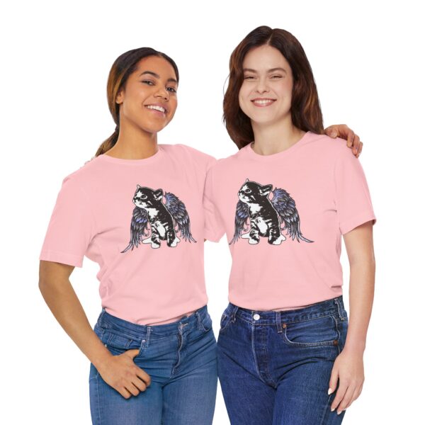 Angel Kitty Lightweight T-Shirt - Image 10