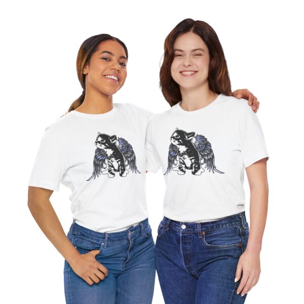 Angel Kitty Lightweight T-Shirt - Image 5