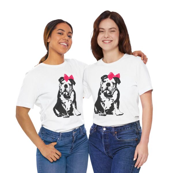 Sitting Pretty English Bulldog Lightweight T-Shirt - Image 6