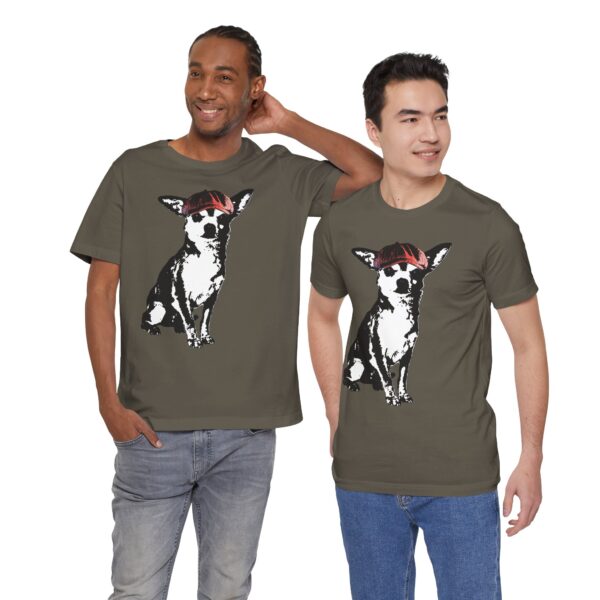 Newsboy Chihuahua Lightweight T-Shirt - Image 15