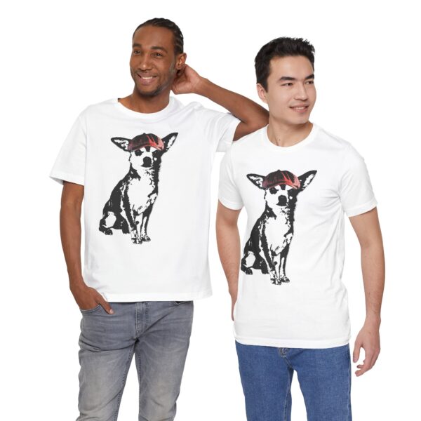 Newsboy Chihuahua Lightweight T-Shirt - Image 6