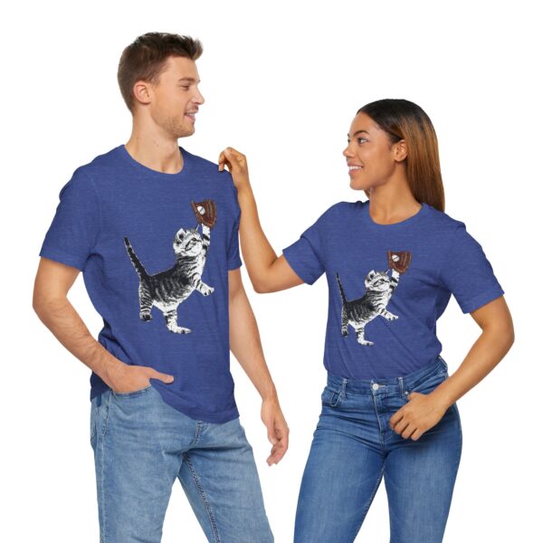 Baseball Kitten Lightweight T-Shirt - Image 22