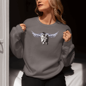 Flying Kitten Crewneck Sweatshirt