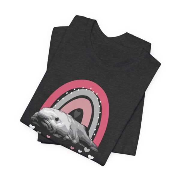 Boho Blobfish Rainbow Lightweight T-Shirt - Image 13