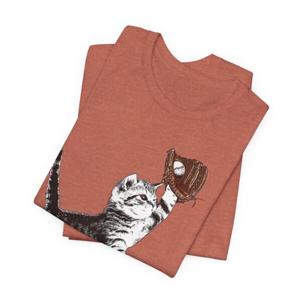 Baseball Kitten Lightweight T-Shirt - Image 13