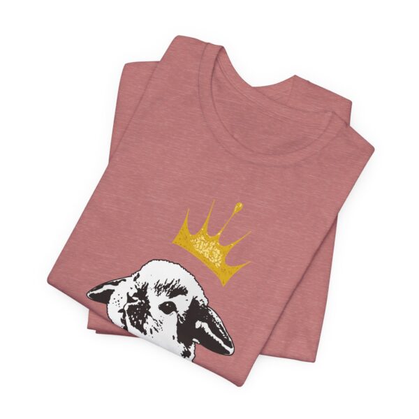 Grumpy Bunny with Crown Lightweight T-Shirt - Image 8