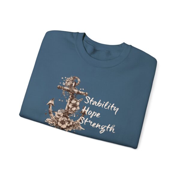 Stability, Hope, Strength - Anchor Crewneck Sweatshirt - Image 21