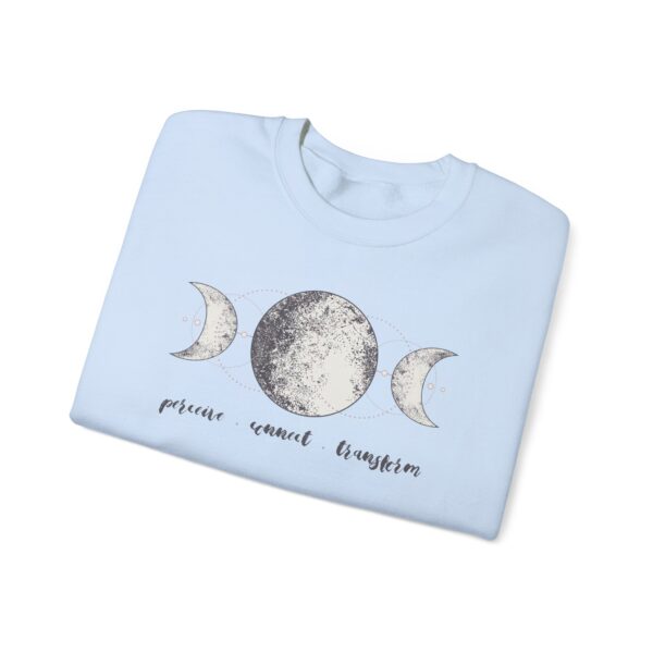 Perceive, Connect, Transform - Moon Phases Crewneck Sweatshirt - Image 17