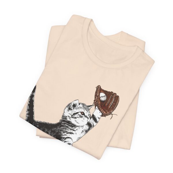 Baseball Kitten Lightweight T-Shirt - Image 9