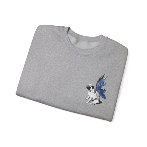 Fairy Pug Crewneck Sweatshirt - Image 7
