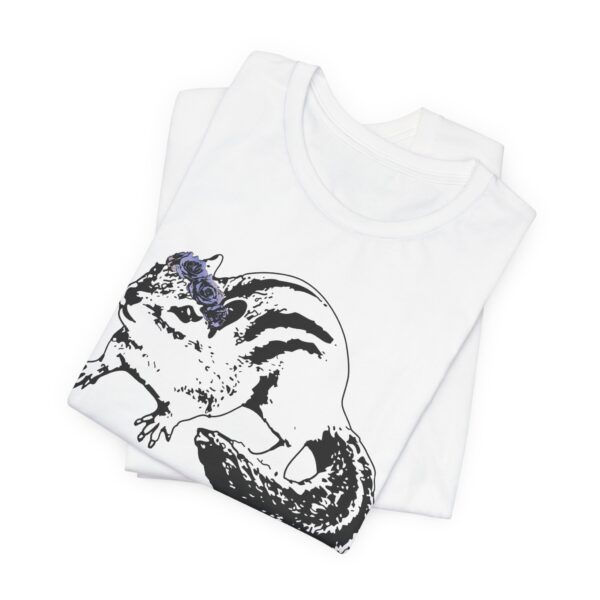 Chipmunk Flower Princess Lightweight T-Shirt - Image 4