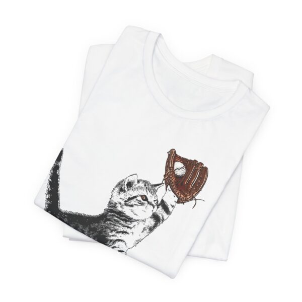 Baseball Kitten Lightweight T-Shirt - Image 4