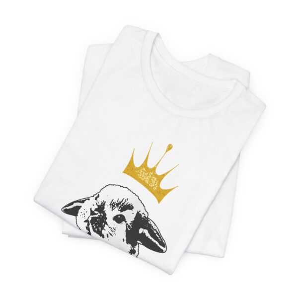 Grumpy Bunny with Crown Lightweight T-Shirt - Image 4